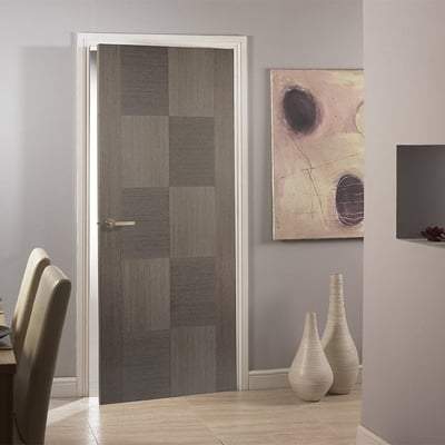 Apollo Chocolate Grey Pre-Finished Interior Door - All Sizes-LPD Doors-Ultra Building Supplies