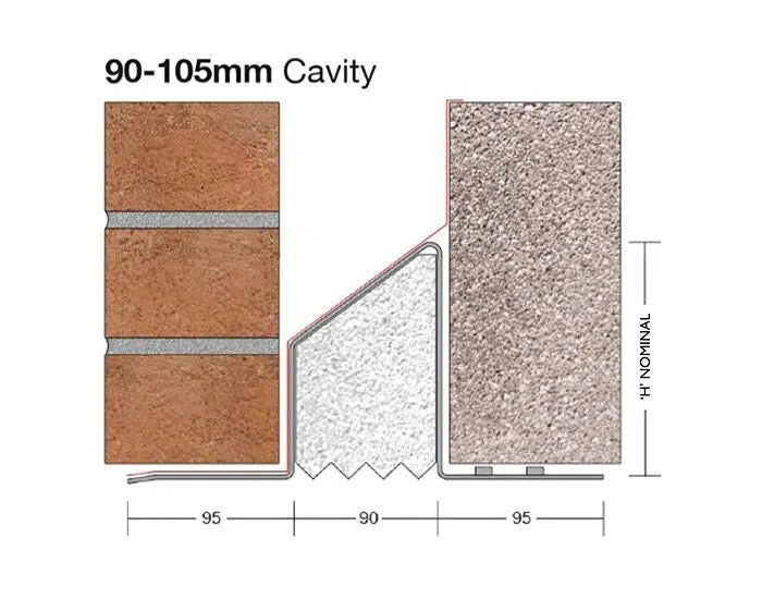 Birtley cavity steel lintel 2100mm 90mm-Birtley-Ultra Building Supplies