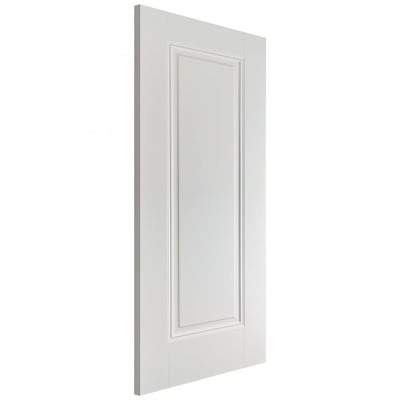 Eindhoven White Primed 1 Panel Interior Fire Door FD30 - All Sizes-LPD Doors-Ultra Building Supplies