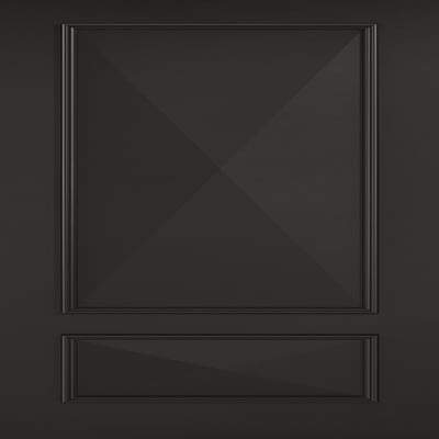 Knightsbridge Black Primed 2 Panel Interior Door - All Sizes-LPD Doors-Ultra Building Supplies