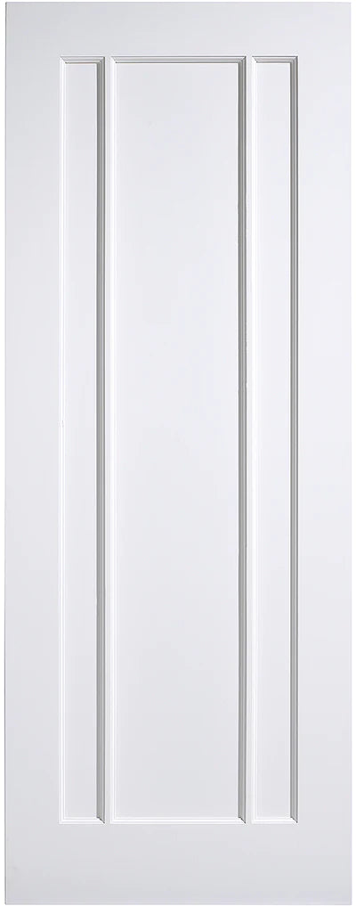 Lincoln White Primed 3 Panel Interior Fire Door FD30 - All Sizes