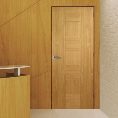 Oak Catalonia Flush Pre-Finished Internal Door - All Sizes-LPD Doors-Ultra Building Supplies