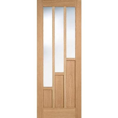 Oak Coventry 3 Light Panel Pre-Finished Internal Door - All Sizes-LPD Doors-Ultra Building Supplies