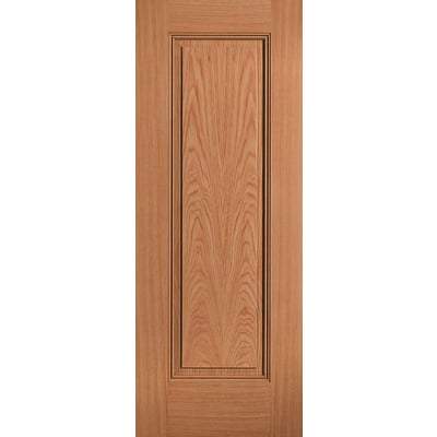 Oak Eindhoven 1 Panel Pre-Finished Internal Fire Door FD30 - All Sizes-LPD Doors-Ultra Building Supplies