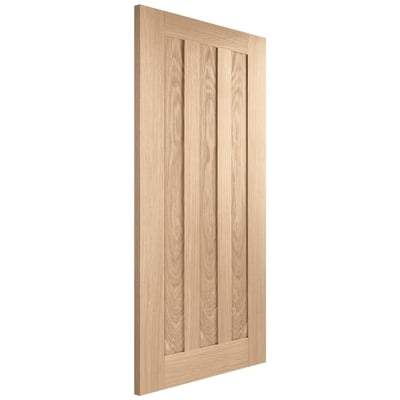 Oak Idaho Panelled Pre-Finished Internal Door - All Sizes-LPD Doors-Ultra Building Supplies