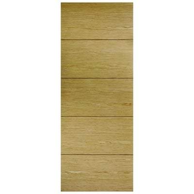 Oak Lille Flush Pre-Finished Internal Door - All Sizes-LPD Doors-Ultra Building Supplies