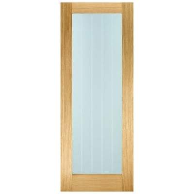 Oak Mexicano Pattern 10 Glazed Pre-Finished Internal Door - All Sizes-LPD Doors-Ultra Building Supplies