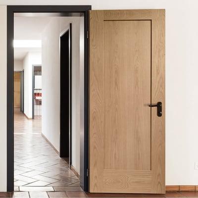 Oak Pattern 10 - 1 Panel Un-Finished Internal Fire Door FD30 - All Sizes-LPD Doors-Ultra Building Supplies