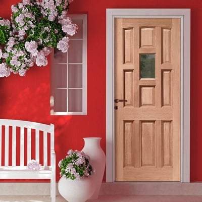 York Hardwood M&T 1 Unglazed Light Panel External Door - All Sizes-LPD Doors-Ultra Building Supplies