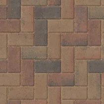 Stonemarket - Pavedrive Paviors - Burnt Ochre - Block Paving - 200 x 100 x 50mm